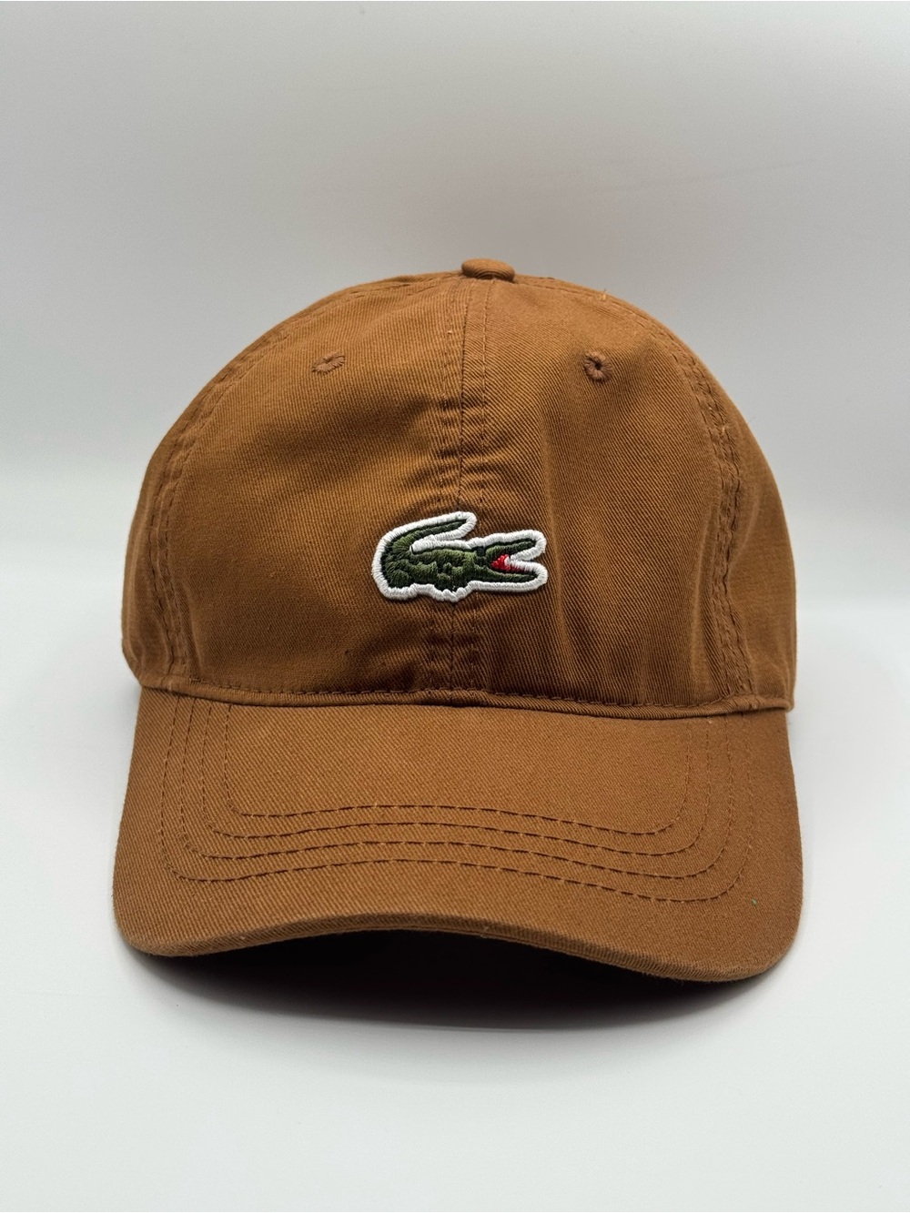 Lacoste Cap Cognac Brown